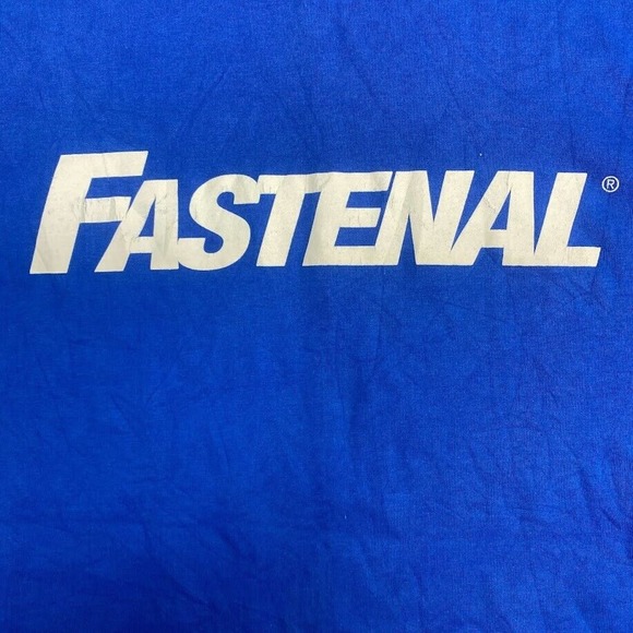 Fastenal 60 Carl Edwards Signed Tee Thrifted Vintage Style Size 2XL - Picture 2 of 8